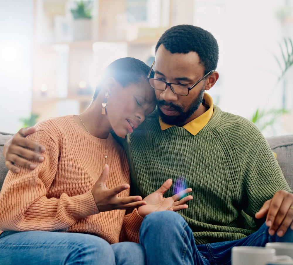 couple talking
